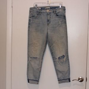 Vigoss Frankie Slim Straight distressed Jeans Women Size 31